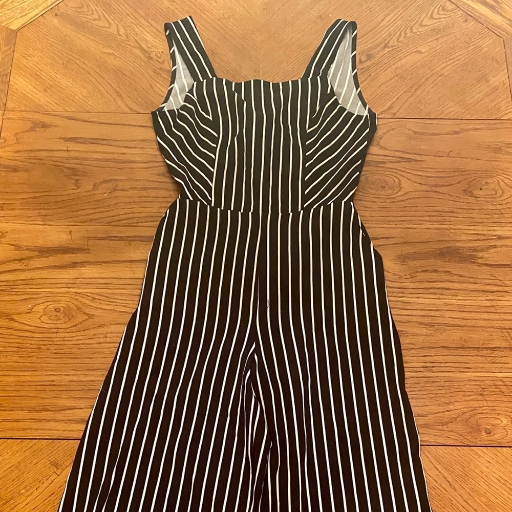 Flair legged jump suit